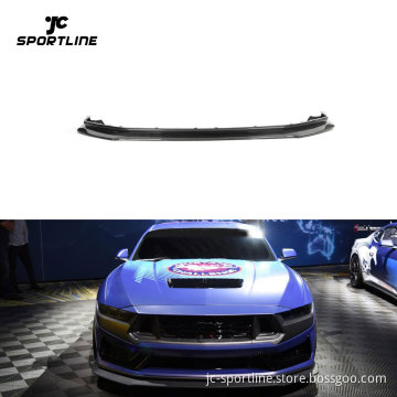 Carbon Fiber Front Bumper Spoiler for Ford Mustang Dark Horse 2024